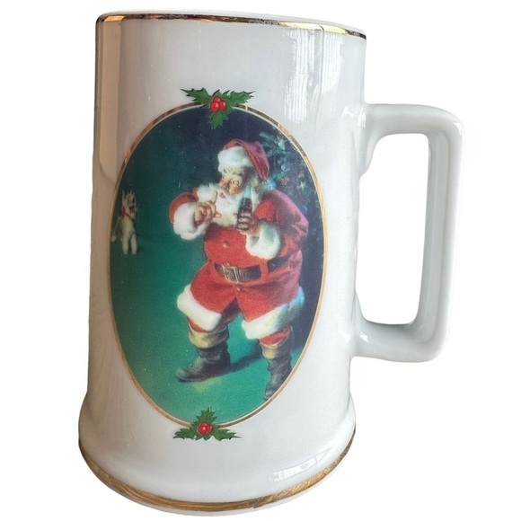 Coca Cola Other - Vintage 1996 Coca Cola Santa When Friends Drop In Coffee Cup Collector E…​​​​​